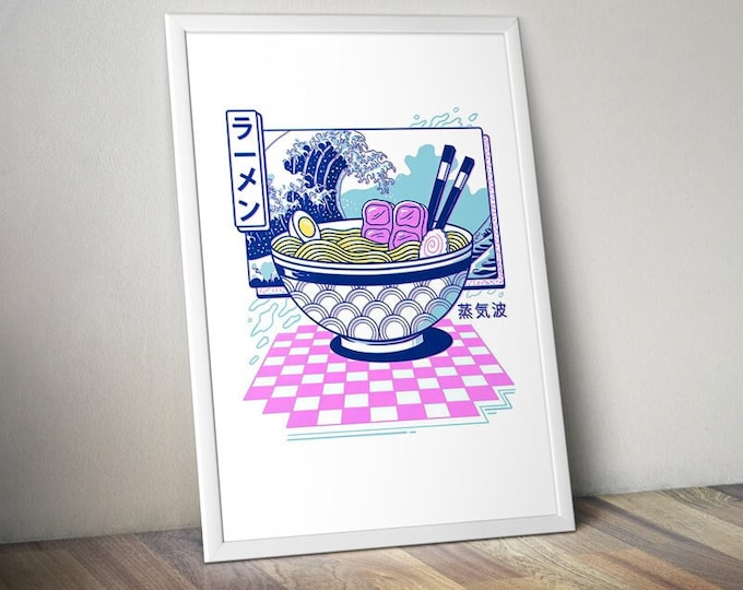 Japan poster bowl I Noodles I Japan