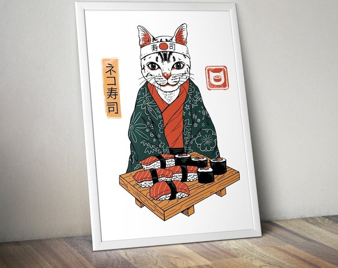 Sushi Dish Poster | japan | sushi | sashimi