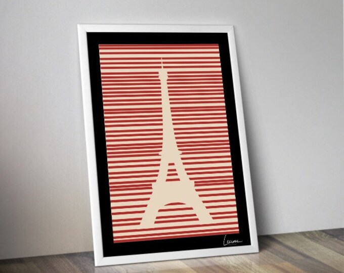 Poster Eiffel Tower I Paris I monument