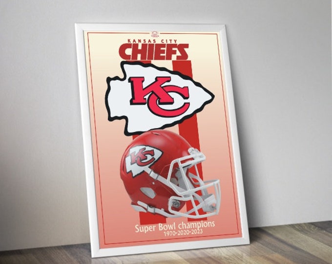 KANSAS CITY CHIEFS I American Football Poster