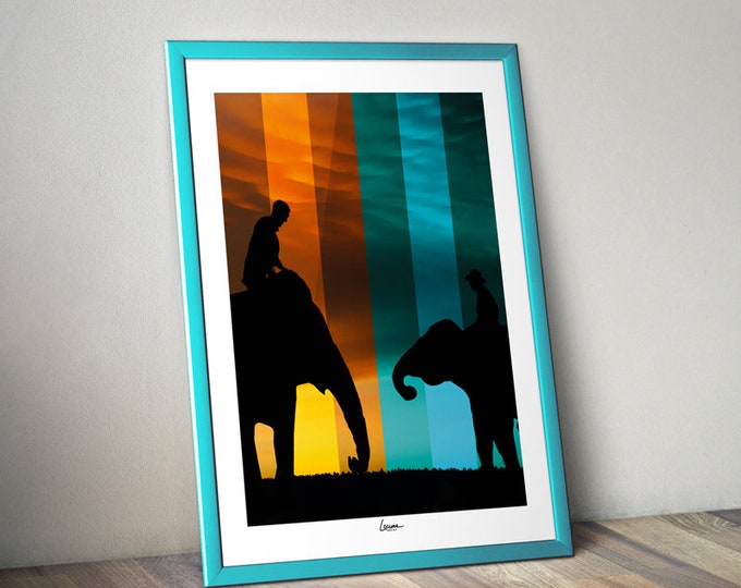 Elephant poster I savannah I wild
