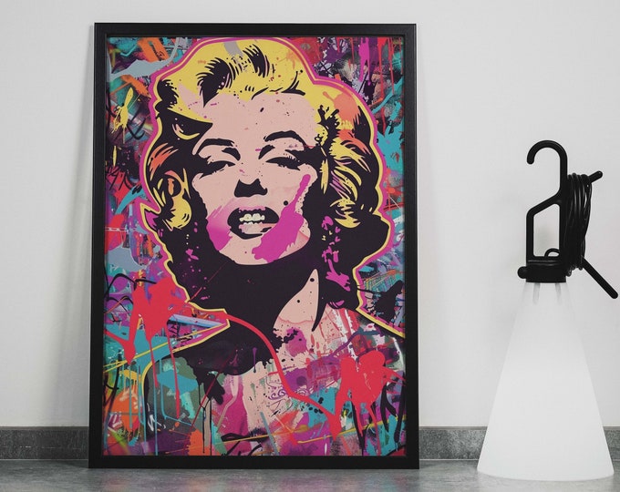 Poster Marilyn Monroe I Los Angeles I USA actress I Norma Jeane