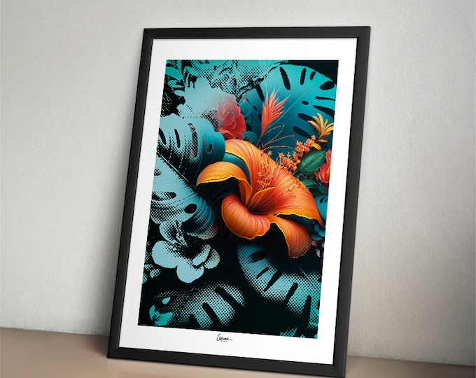 Tropical poster I plant poster I vegetable