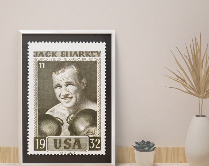 Boxing poster JACK SHARKEY I boxing I boxing