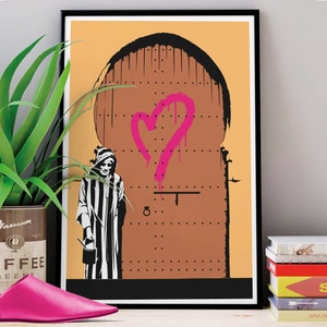 Poster port of MOROCCO and heart I Orientalist I Marrakech