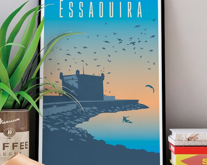 Port poster ESSAOUIRA I Morocco I Fishing I Sea