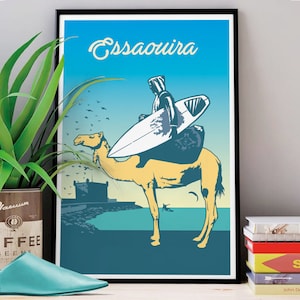 Surf poster in ESSAOUIRA I Sea I Surf I Wind