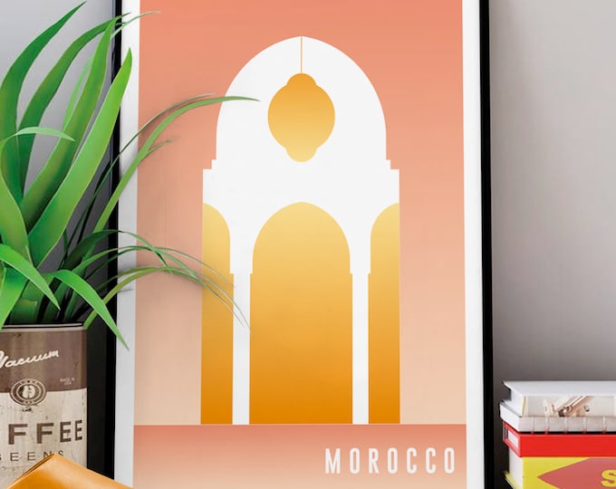 Poster MOROCCO | Morocco poster | orientalist | Morocco trip