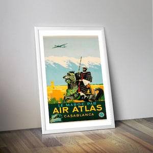 AIR ATLAS CASABLANCA poster