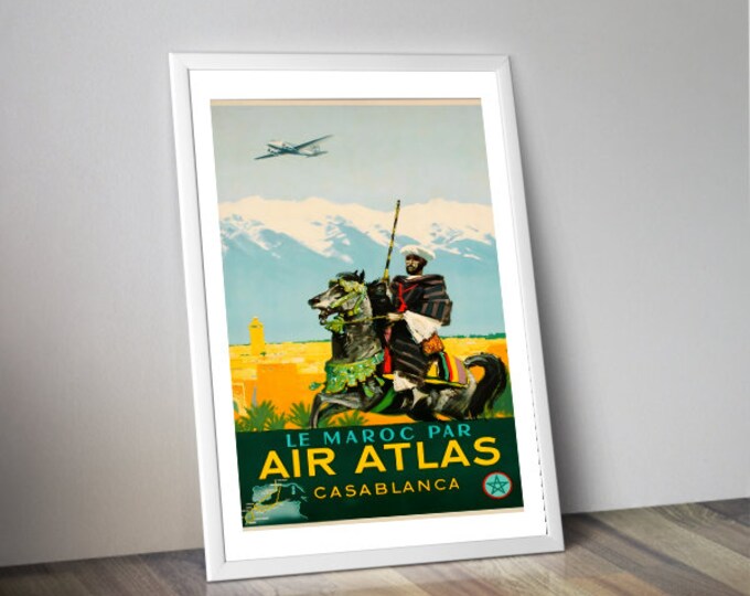 AIR ATLAS CASABLANCA poster
