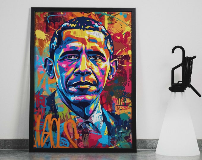 Poster Barack Obama I President I USA