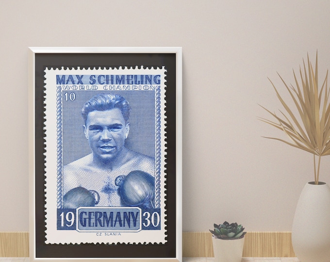 Boxing poster Max SCHMELING I world champion