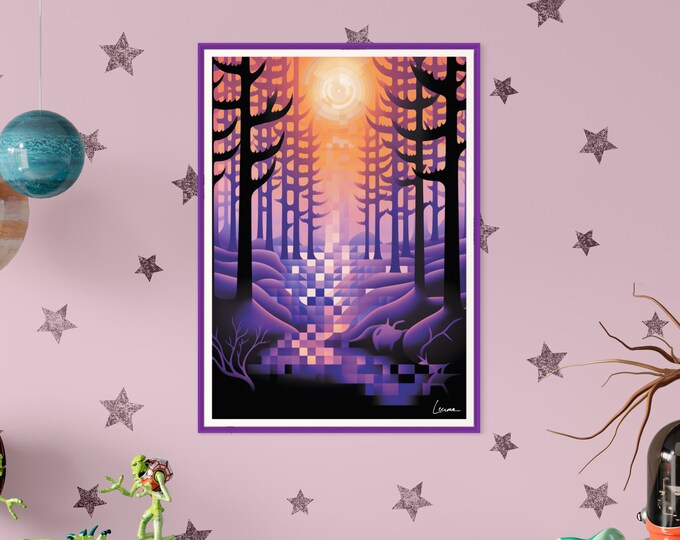 FOREST poster I Children's room decoration I Fairy I Fairy