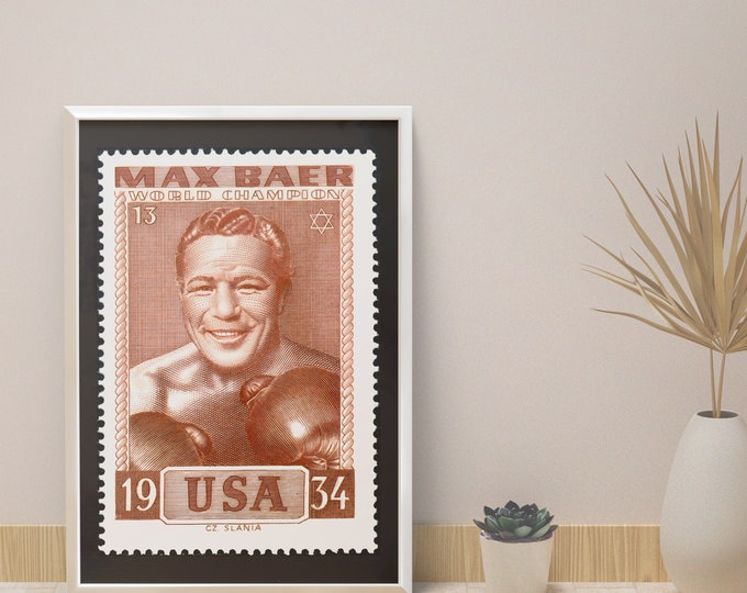 MAX BAER boxing poster I boxing I USA I World champion I 1934