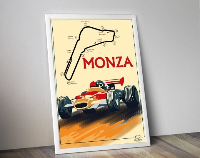 MONZA I F1 I Formula 1 I Motor racing poster