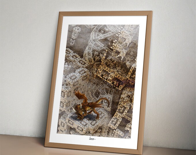 Dragon poster I demon I dragonnade I gargoyle