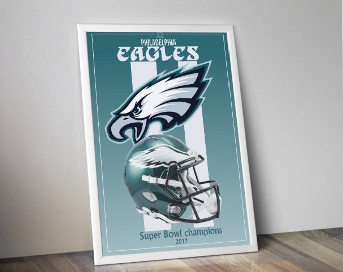 Philadephia EAGLES I American Football Poster