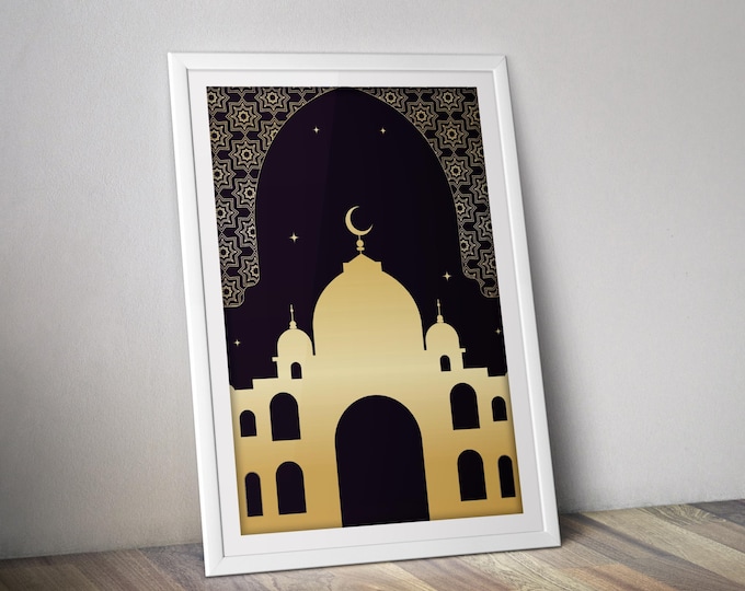 Mosque poster I Oriental decor poster