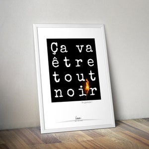 GRRRR poster I It's going to be all black I Cult phrase I Film
