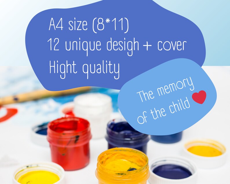 2024 Handprint Calendar Footprint Printable Art Memory Book DIY Gift