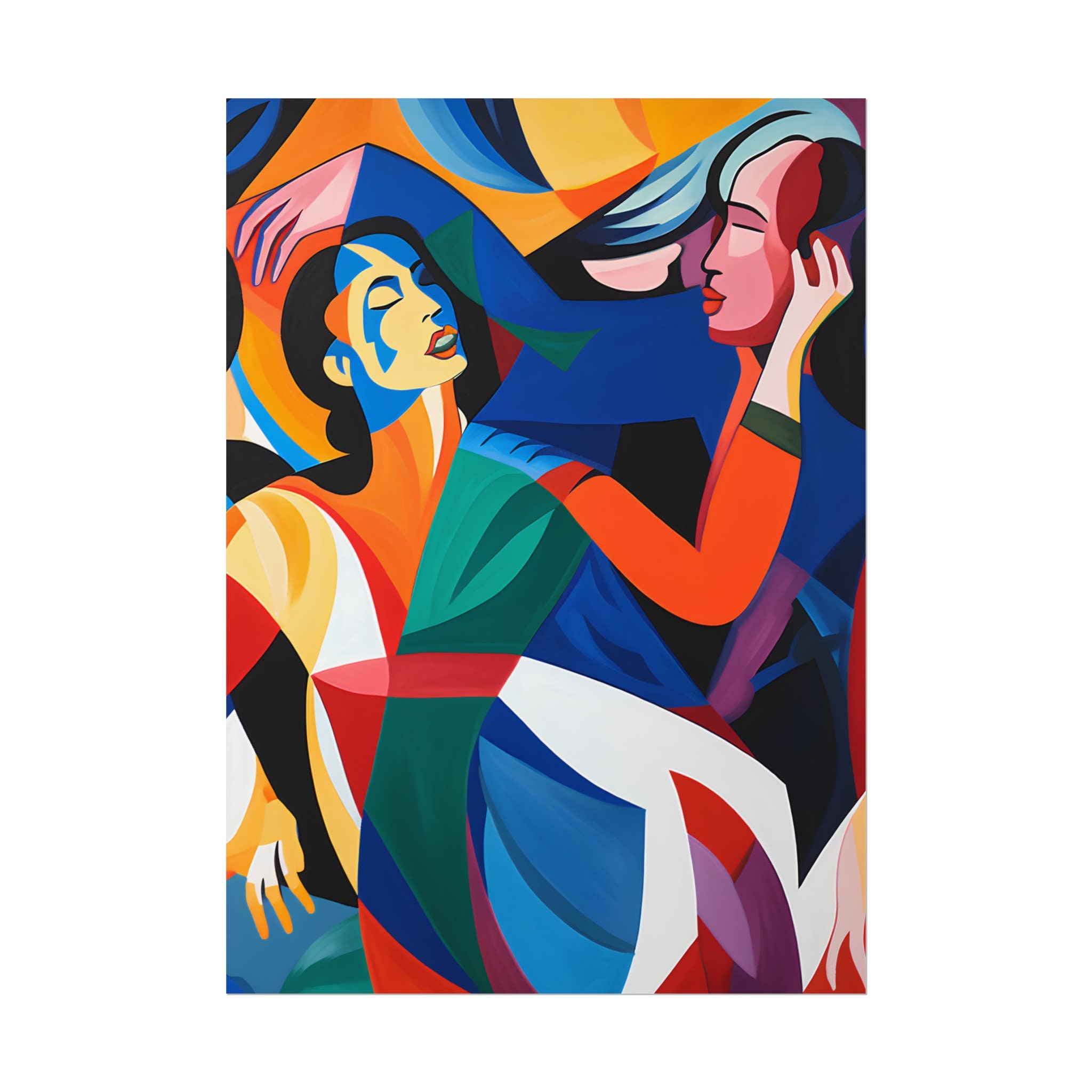 Matisse Inspired Art Print: Colorful Dancing Couple - Etsy