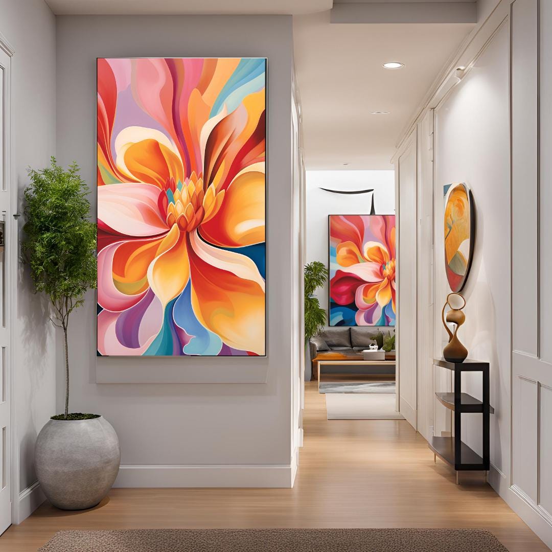 Georgia O'keeffe Lilium Asiatic Print: Abstract Floral Wall Art - Etsy