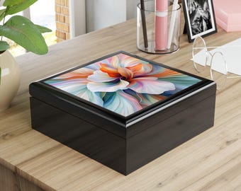 Joyero O'Keeffe Lilium, porta baratijas floral artístico