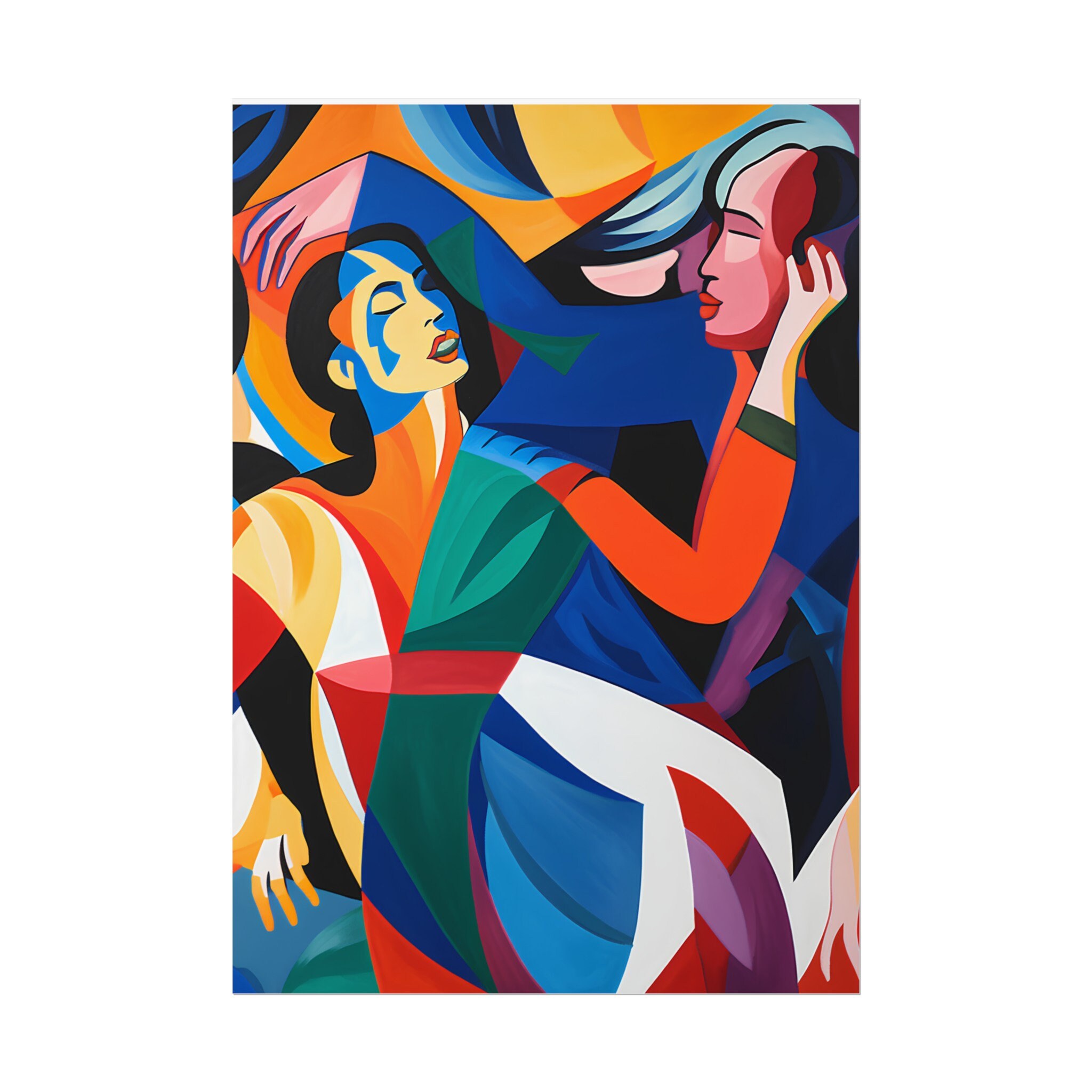Matisse Inspired Art Print: Colorful Dancing Couple - Etsy