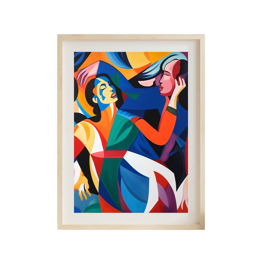 Matisse Inspired Art Print: Colorful Dancing Couple - Etsy