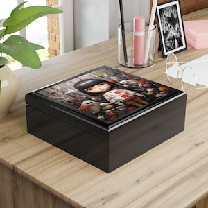 Vögel der Leidenschaft Schmuckschatulle - Eine wunderliche und künstlerische Schatzhüter Künstlerische Aufbewahrungsbox, Geschenk für Kunstliebhaber, Wohnkultur