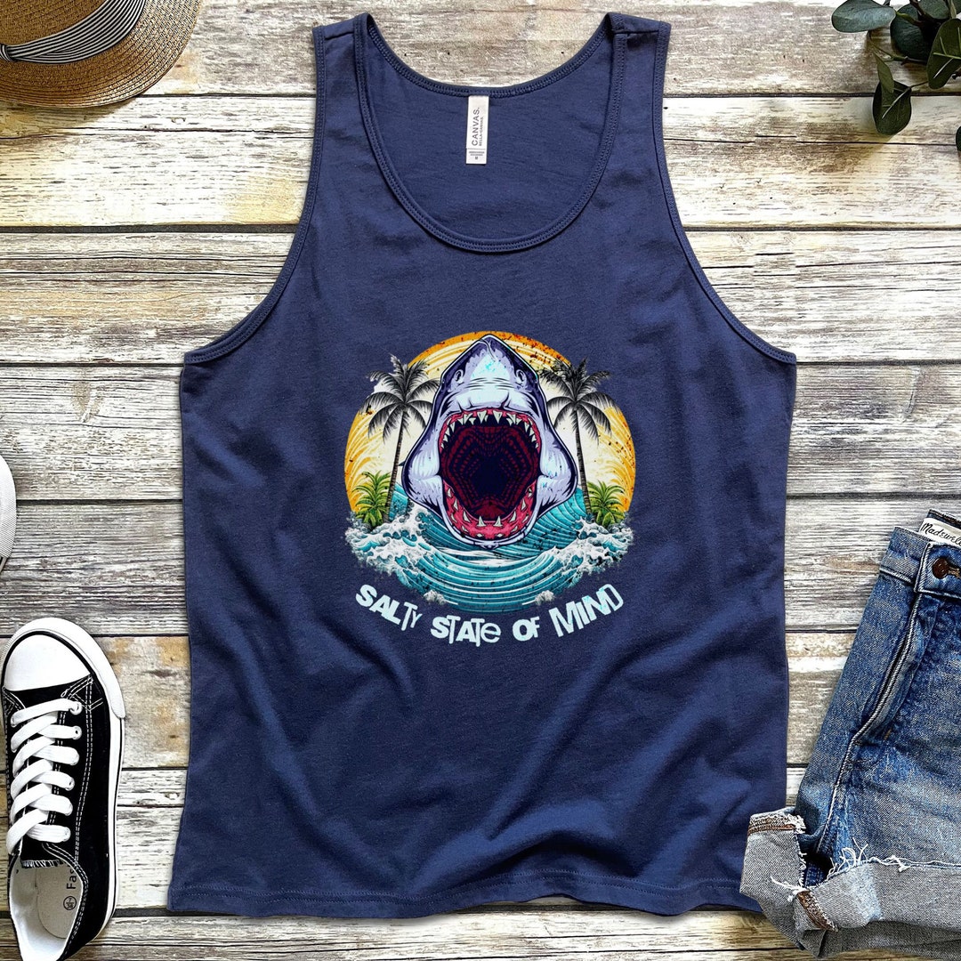 Great White Shark Tank Shark Tank Top Shark Tank Boating Etsy