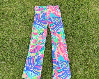 Vintage Lilly Pulitzer Floral Comfy Stretchy Pants