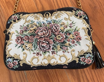 sac à main vintage floral Tapestry