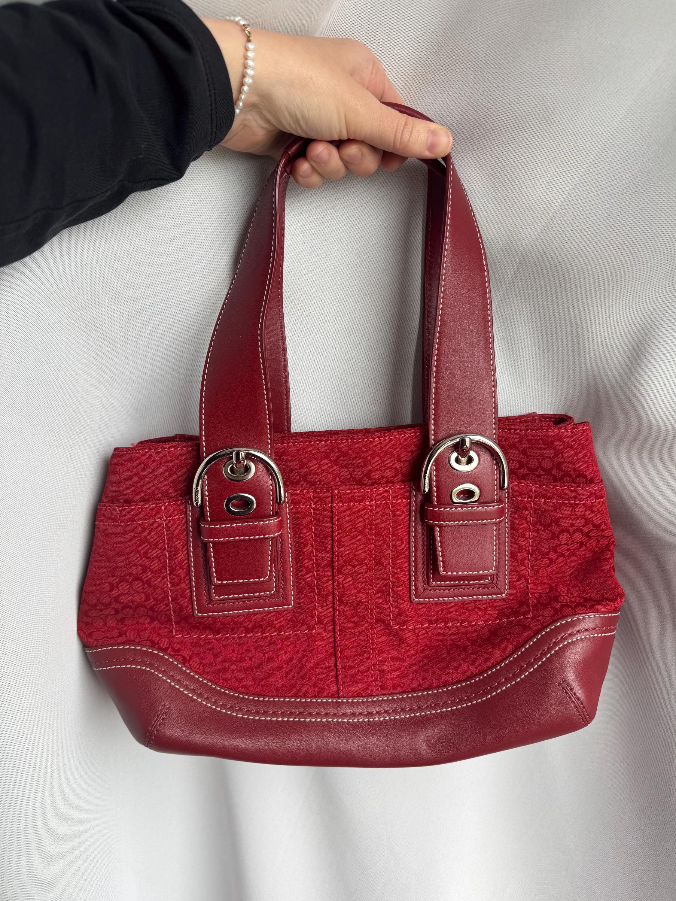 Coach Soho Bag Red - Etsy Canada