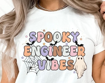 Engineer Shirt, Engineer Gifts, Halloween Shirt, Engineer tshirt,Engineering Shirt,Funny Engineer Shirt,EngineerStudent Gift,Engineer,Spooky