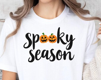 Spöksäsongströja, Spöksäsongströja, Retro läskig tröja, Läskig Halloween, Söt Halloweentröja, Halloweentröja, Söt hösttröja, Hösttröja
