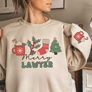 Christmas Lawyer, Lawyer Sweatshirt, Lawyer Shirt, Lawyer Gift, Attorney Shirt,Lawyer Life, Attorney Life, Gift for Lawyer,Gift for Attorney