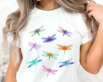 Dragonflies Shirt, Dragonfly shirt,Dragonflies, Dragonfies T-shirt, Dragonfly Lover,Dragonfly, women’s T-shirt, Nature, Shirt, Boho Shirt