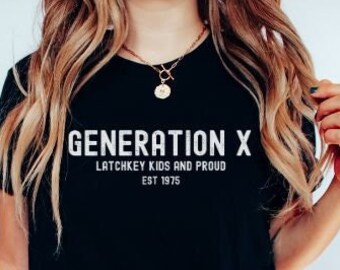 Personalized Generation X Shirt,Generation X T-Shirt,Gen X T-Shirt,Gen X Shirt, Generation X,50th Birthday Shirt,Custom Gen X Shirt Add Year