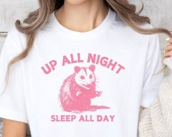 Possum Shirt, Possum, Opossum Lover Shirt, Retro Funny Graphic Tees, Funny Meme Tee Shirt, Funny Possum Shirt,Funny Graphic Shirt,Possum Tee