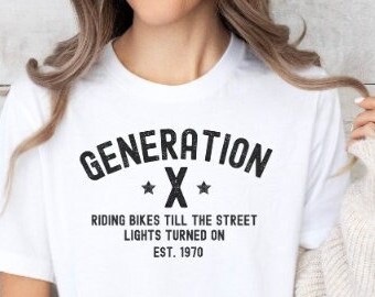 Personalized Generation X Shirt,Generation X T-Shirt,Gen X T-Shirt,Gen X Shirt, Generation X,50th Birthday Shirt,Custom Gen X Shirt Add Year