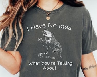 Opossum Shirt, Oppossim Shirt, Opossum Tshirt, Opossum Liebhaber Shirt, lustiges Meme T-Shirt, lustiges Opossum Meme Grafik T-Shirt, lustiges Grafik-Shirt