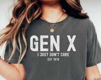 Camisa personalizada de la Generación X, camiseta de la Generación X, camiseta de la Generación X, camisa de la Generación X, generación X, camisa de cumpleaños número 50, camisa personalizada de la Generación X agregar año
