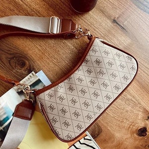 Mini Pattern Leather Bag, Leather Shoulder Bag, Small Crossbody Bag, Minimalist Bag, Solid Color Bag, Phone Bag, Messenger Bag , Square Bag image 6
