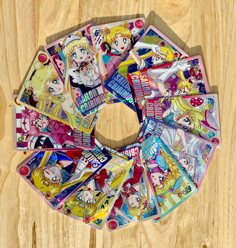 Usagi Card Rare Sailor Moon Usagi Cards Official Authentic Kawaii Japan Set of 12 ...