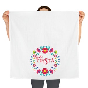 Fiesta San Antonio Floral Tea Towel, Fiesta Gift