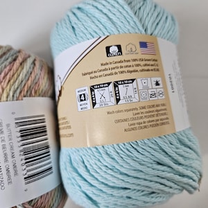 Hilo Lily Sugar n Cream 100 % algodón, 56-70 gramos, para tejer, agarraderas y toallas. Envío libre de impuestos a EE. UU. imagen 7