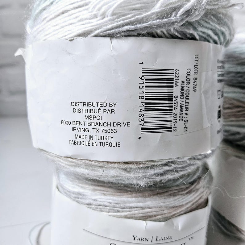 Swril Thread Loops & Threads Swirl Shawl Yarn, Almond, 150 Gram,soft Alpaca Sport ...