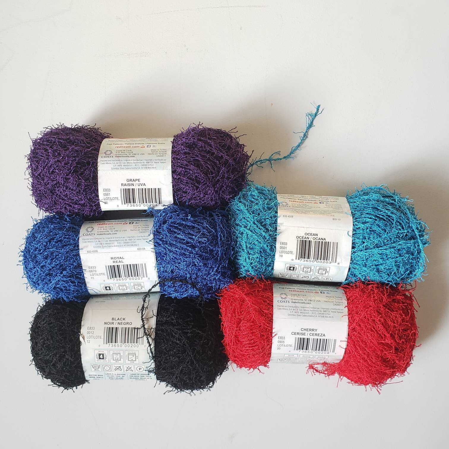 Red Heart Scrubby Yarn Polyester Yarn 100g Dish Cloth Yarn Etsy