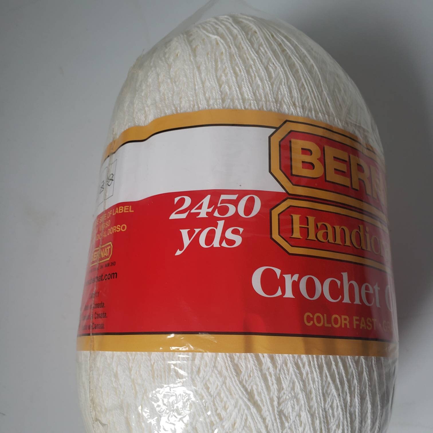 Vintage Bernat Handicrafters's White Crochet Cotton Size Etsy